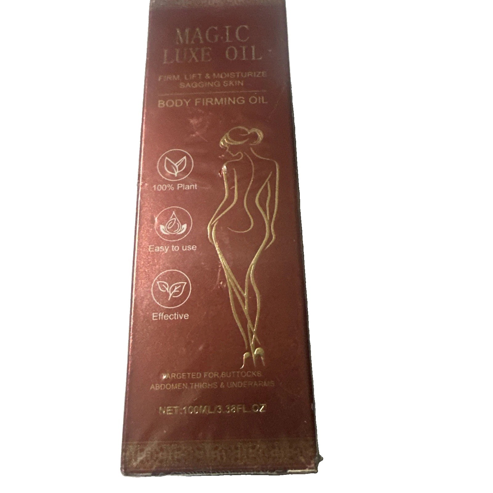 Magic Luxe Oil Body Firming Oil, Rosemary Scent, 3.38 fl oz (100 mL) Exp 5/28 MR