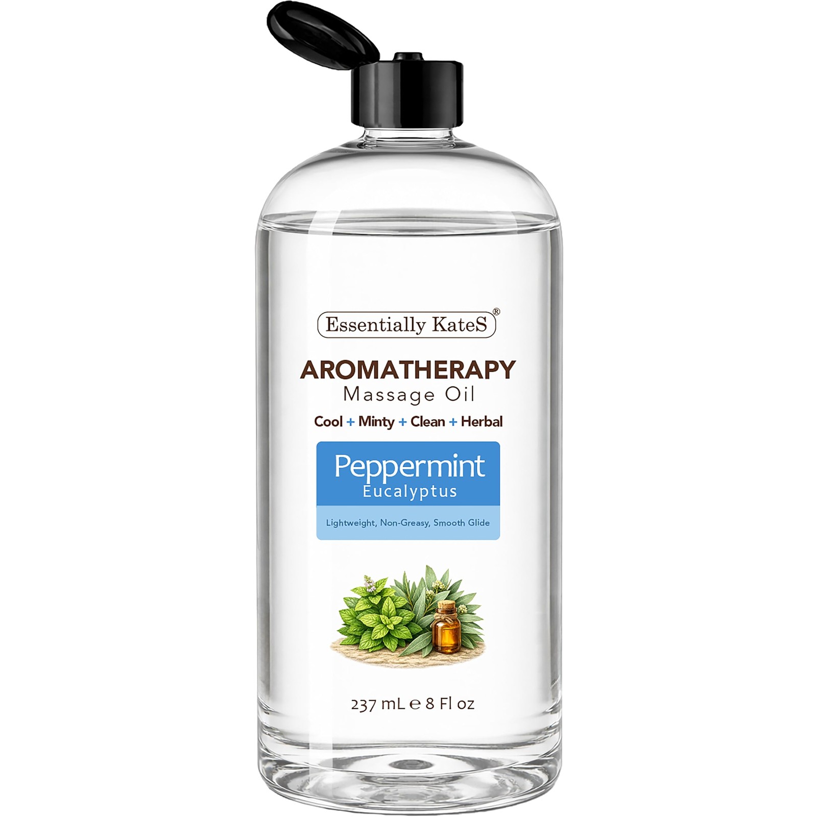 Essentially KateS Peppermint Eucalyptus Massage Oil 8oz