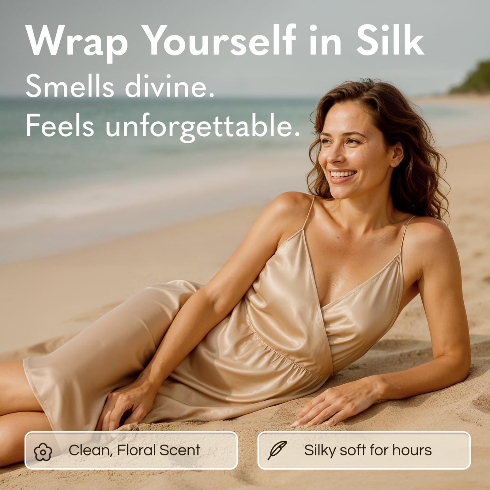 GODA Silk Body Oil Women Firming Anti Aging Moisturizer Formula Shower Oil 1.7oz