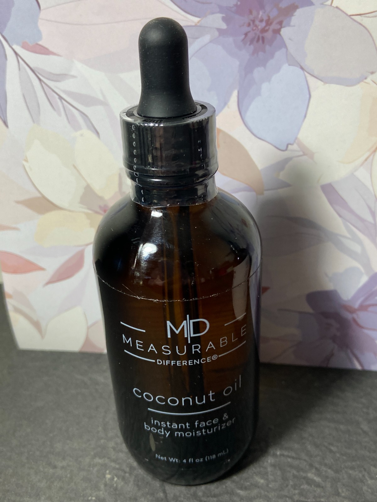 Measurable Difference Coconut Oil Instant Face & Body Moisturizer 4oz-Sealed