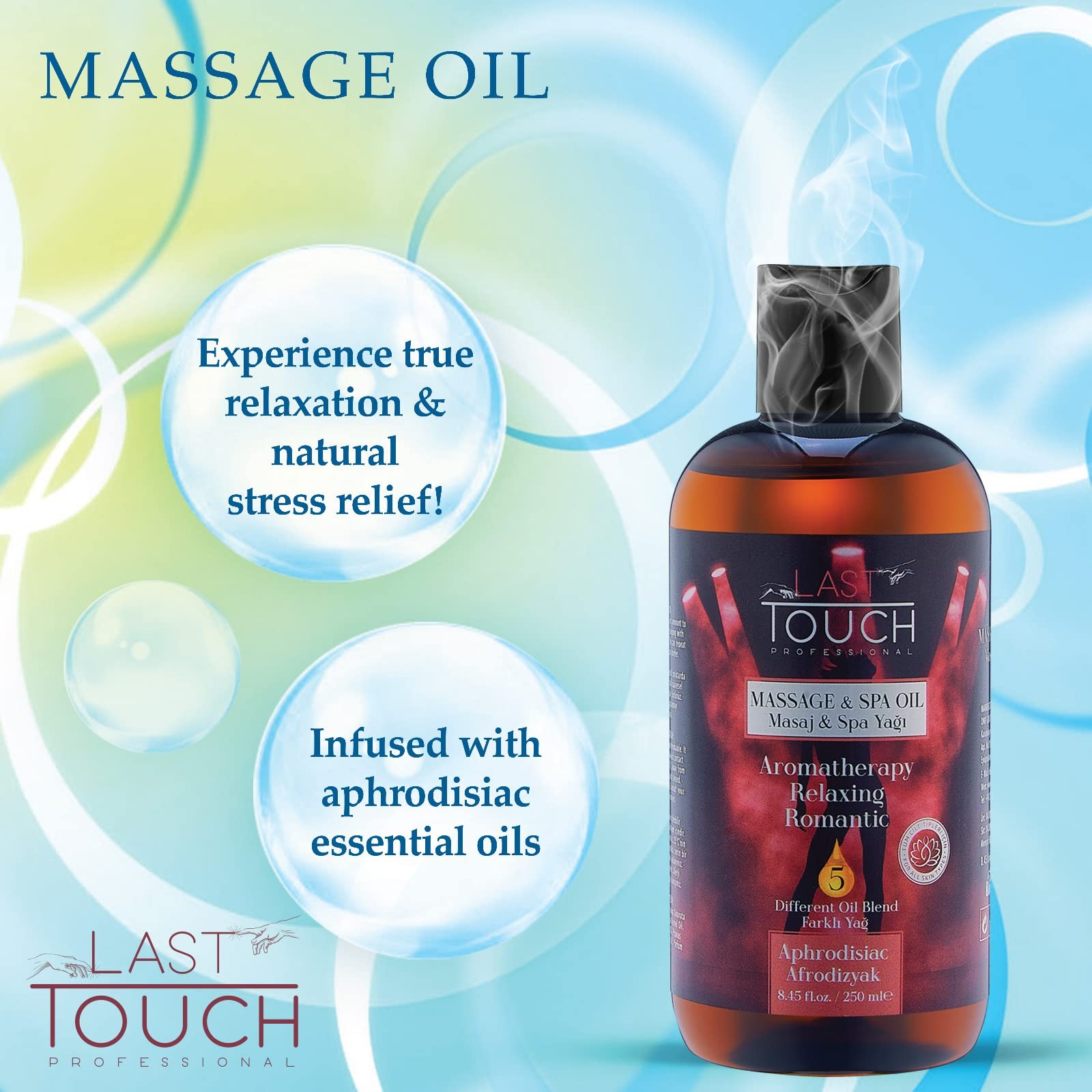 Aphrodisiac Massage Oil for Couples – 8.45 Fl Oz (Pack of 1),