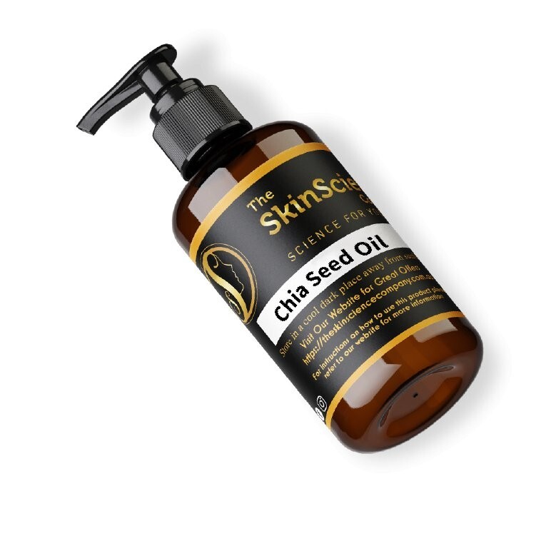 Chia Seed Oil – Cold Pressed, Smooth & Hydrating Skin Care | Free Shipping – 1Lt