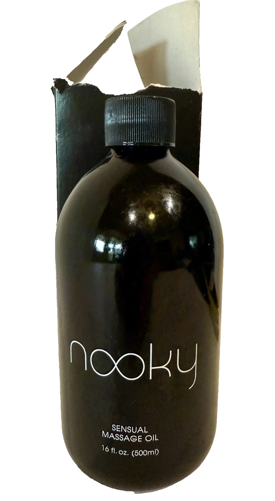 Nooky Massage Oil w/ Premium Natural Ingredients Relaxing Geranium Leaf 16 fl oz