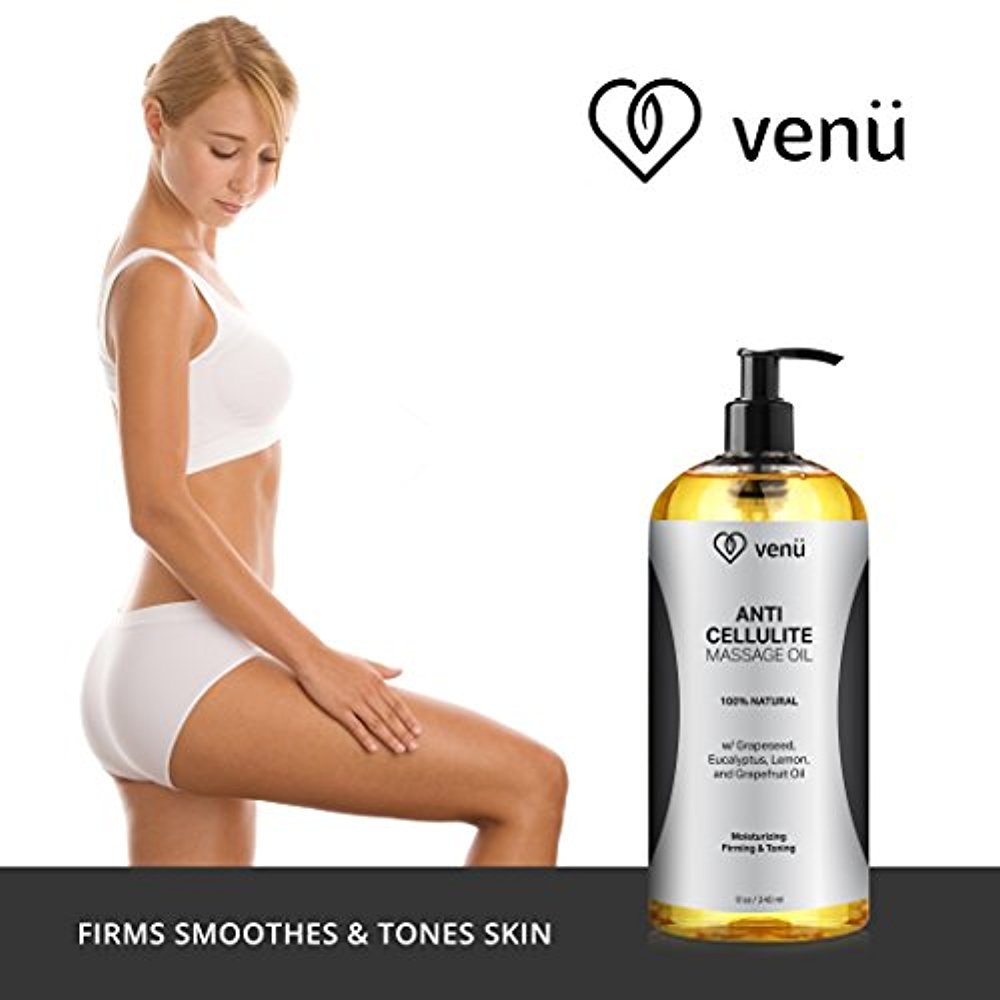 Anti Cellulite Massage Oil, Tones Skin & Helps Breaks Down Fat Tissue