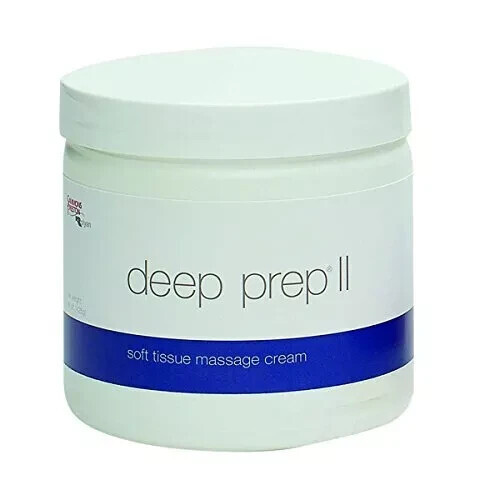 Massage Cream – DEEP PREP II Cream, 15 Oz Jar – FREE SHIPPING SOFT TISSUE