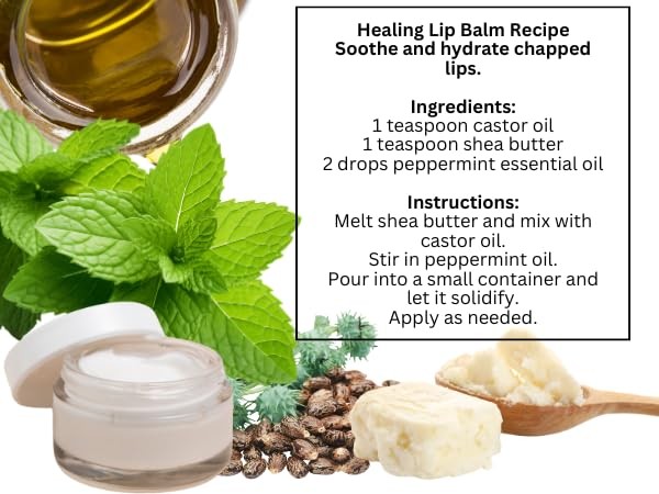 Cold-Pressed Organic Castor Oil in Glass Bottle – 16 Fl Oz – 100% Pure and Natur