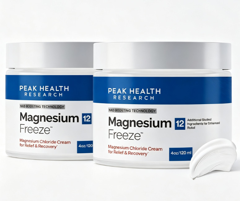 Magnesium Freeze Topical Magnesium Cream with Niacinamide For Joints Low Back US