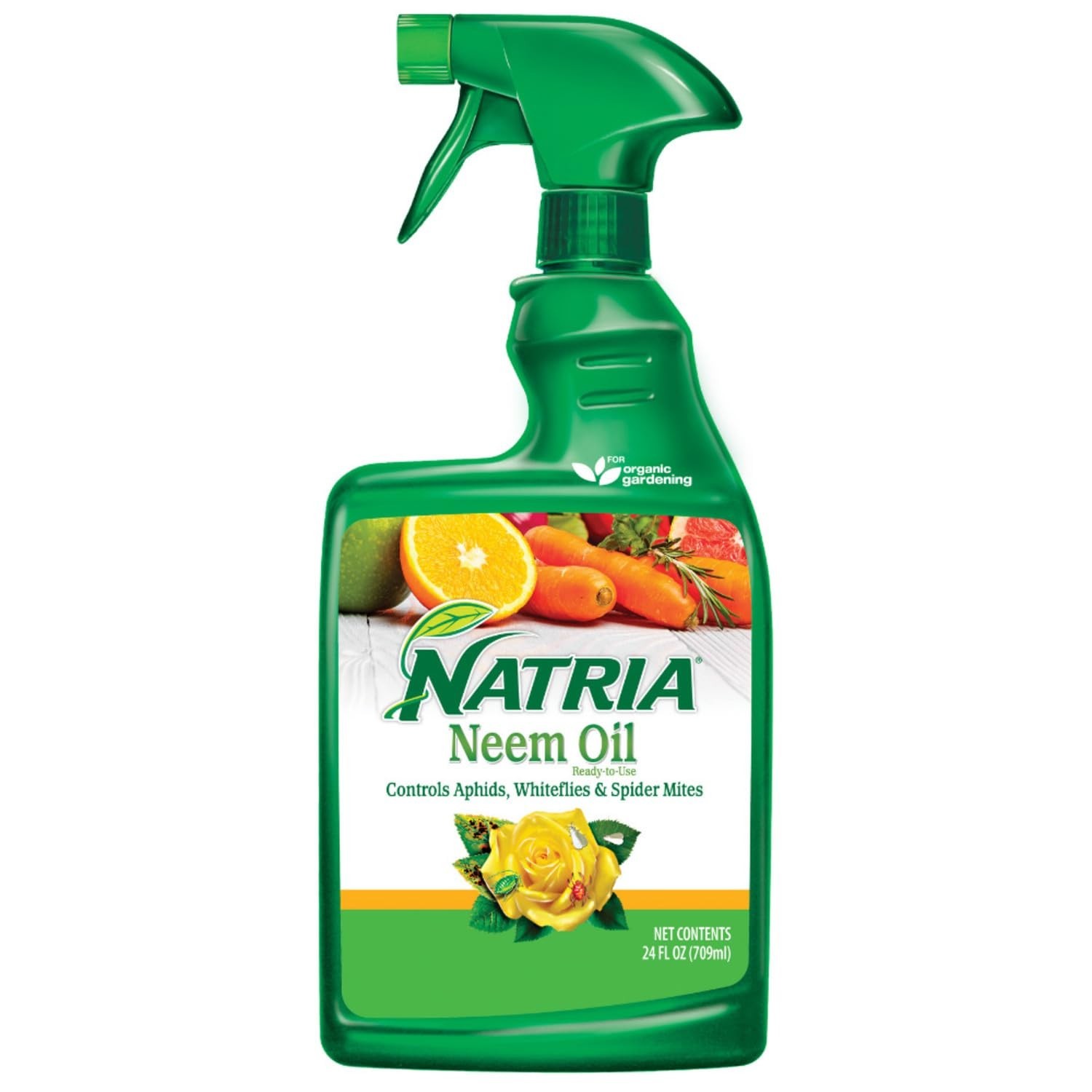 Natria Neem Oil Spray for Gardening – Ready-to-use – Pest Control & Disease Cont
