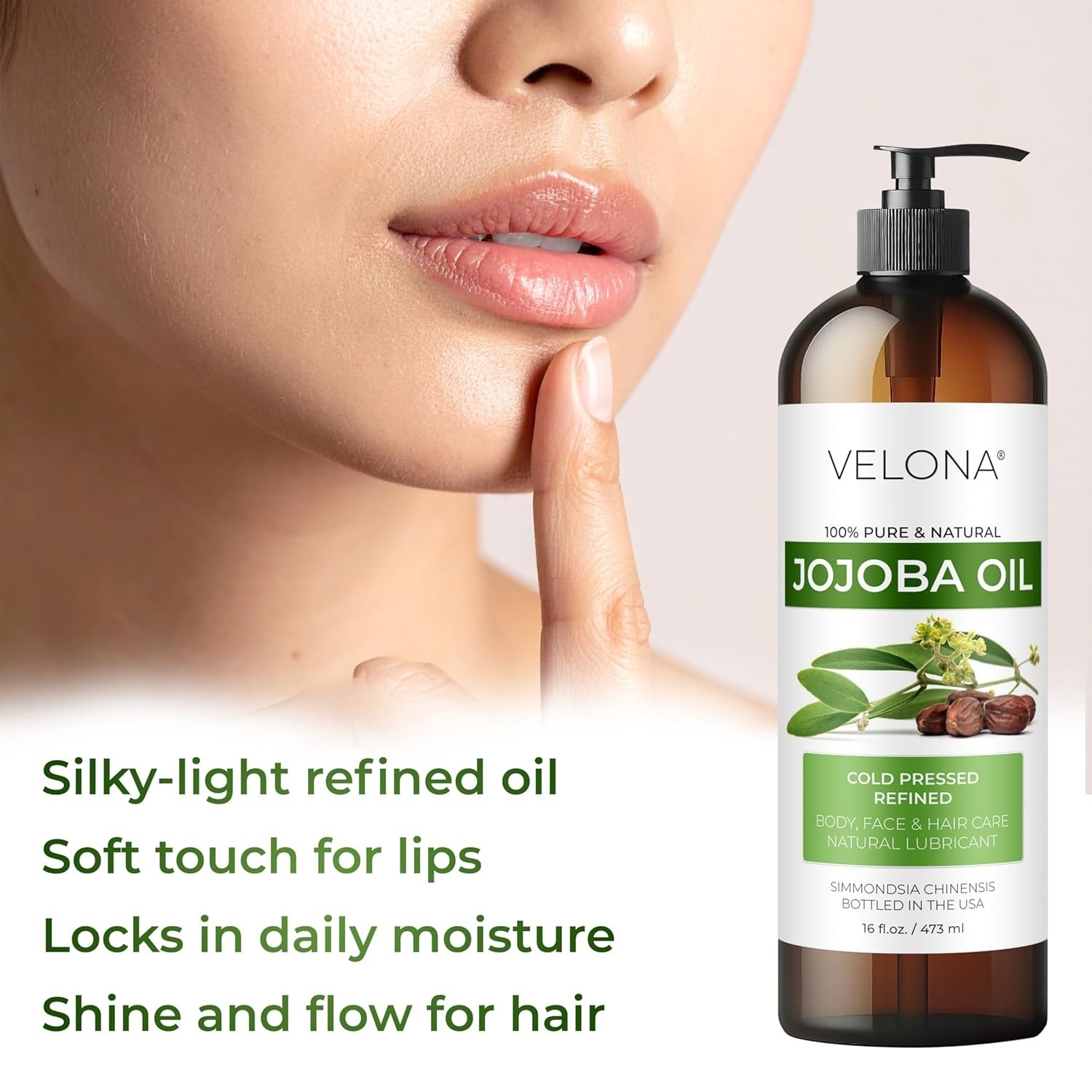 Jojoba Colorless Oil 64 fl oz | 100% Pure and Natural Carrier Oil | Clear, Re…