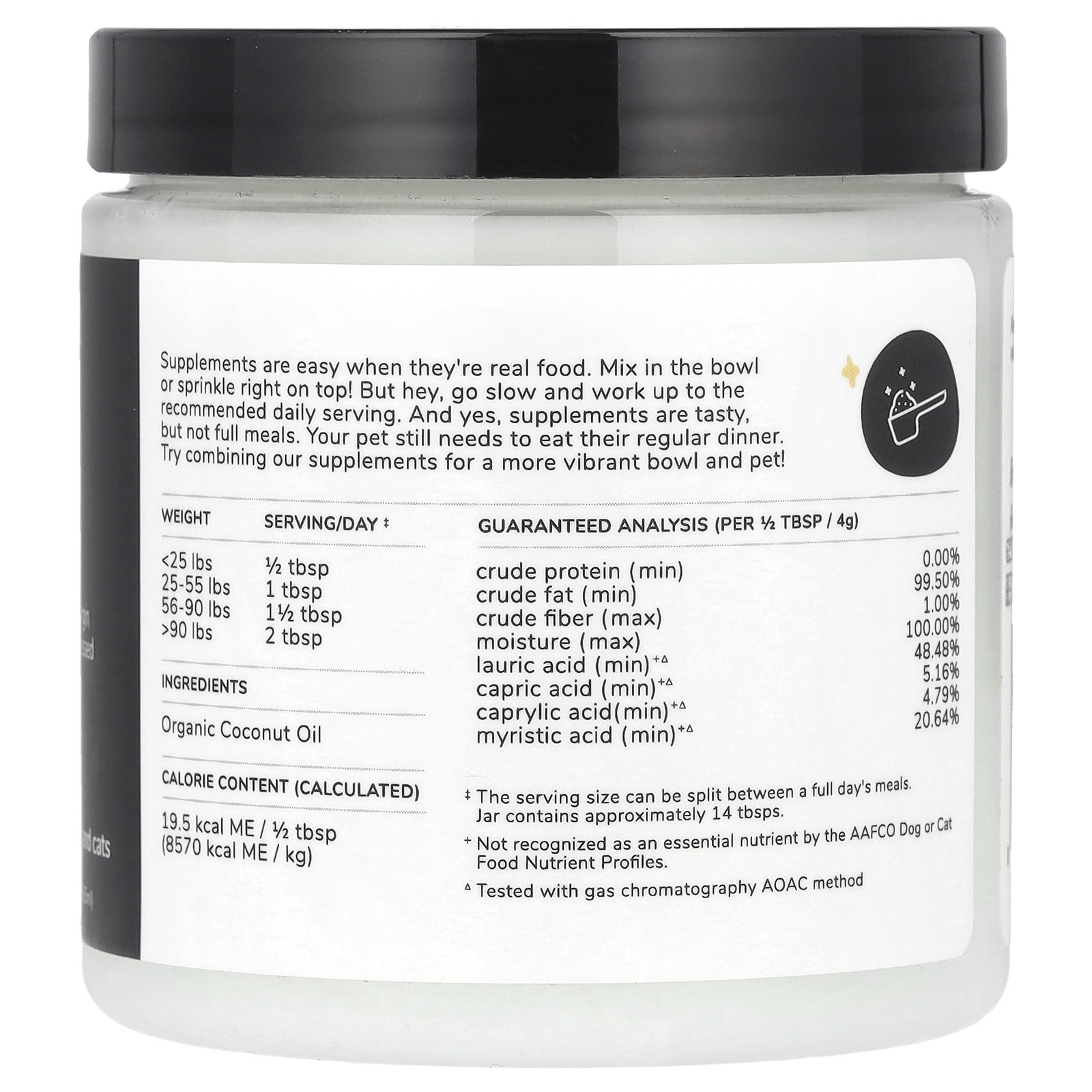 Coconut Oil, For Dogs & Cats, 8 fl oz (236.5 ml)