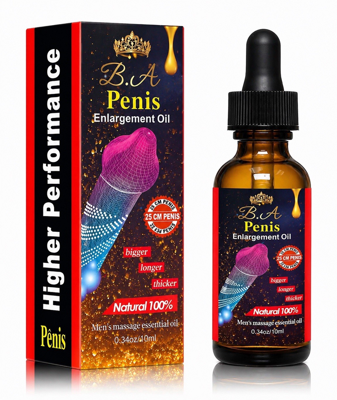 • B.A Natural Men’s Massage Oil