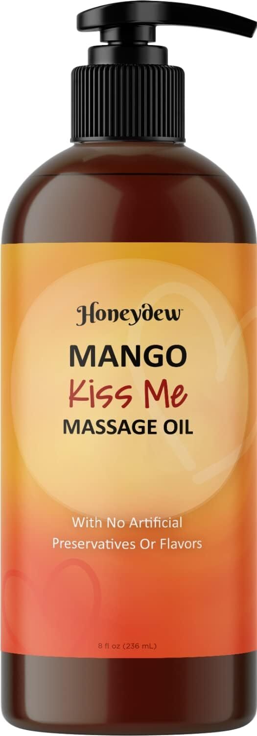 Vanilla Scented Massage Oil 8Oz Nourishing Body Lubricant For Relaxation