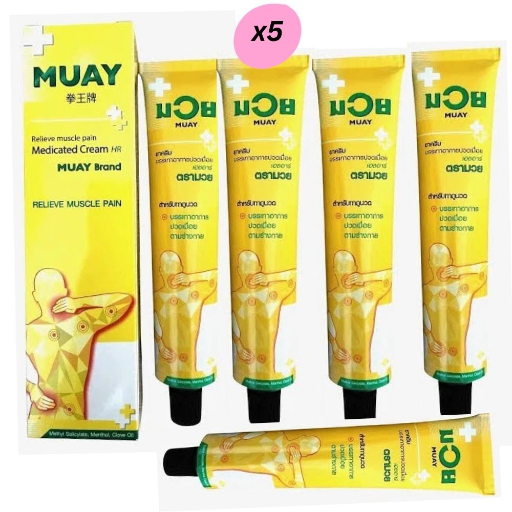 Namman Muay Thai Cream 100g Muscle Pain Relief Cooling Massage 2 3 4 5 Pack
