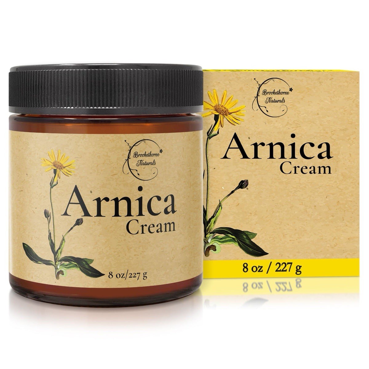 Relief Arnica Cream – Enriched with Lemongrass Eucalyptus & Rosemary 8oz
