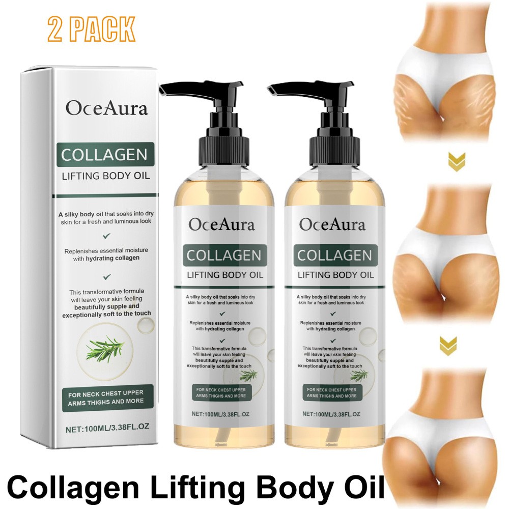 2Pcs OceAura Collagen Oil, 2026 NEW Advanced Collagen Oil for Skin Tightening