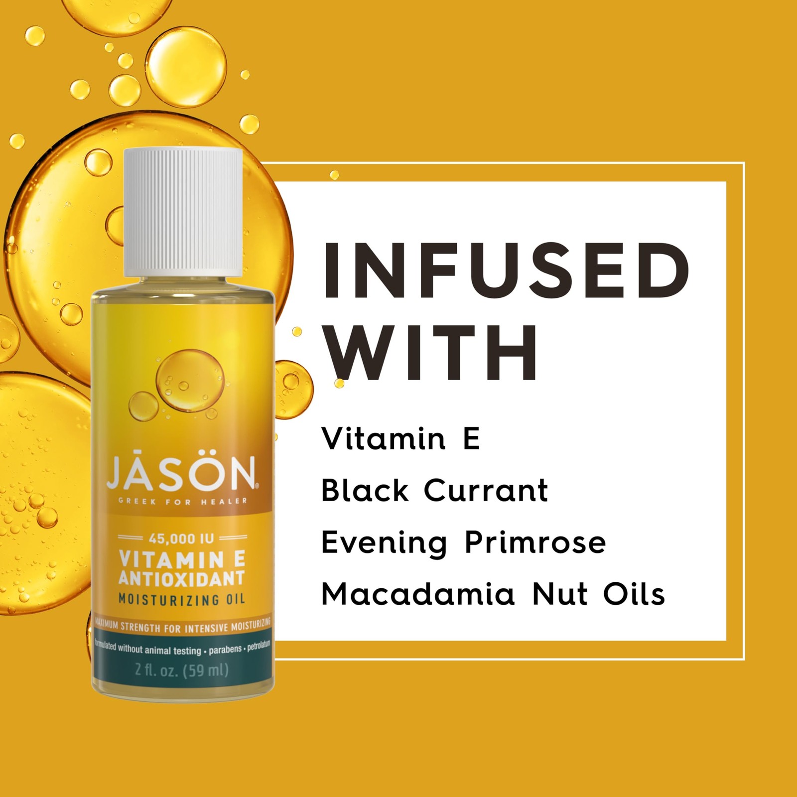 45,000 IU Moisturizing Oil , For Maximum Strength, 2 Fluid Ounces