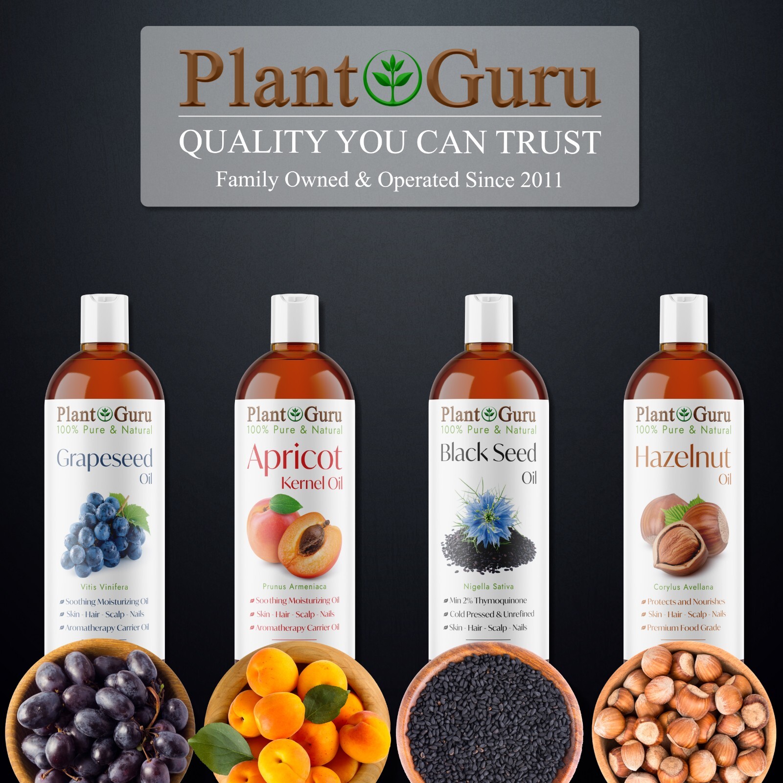 Apricot Kernel Oil 4 oz. 100% Pure Natural Seed Carrier For Skin, Hair, Face