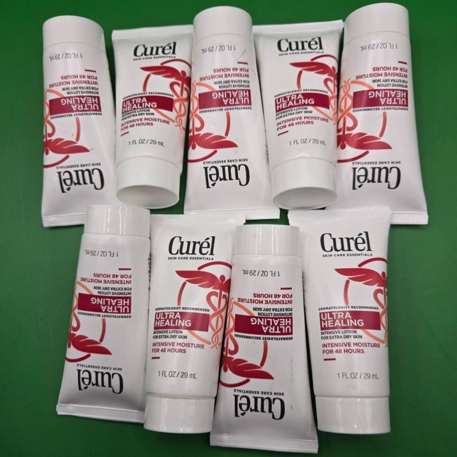 (QTY 9) Curel Ultra Healing Intensive Lotion 1 fl oz / 29 mL