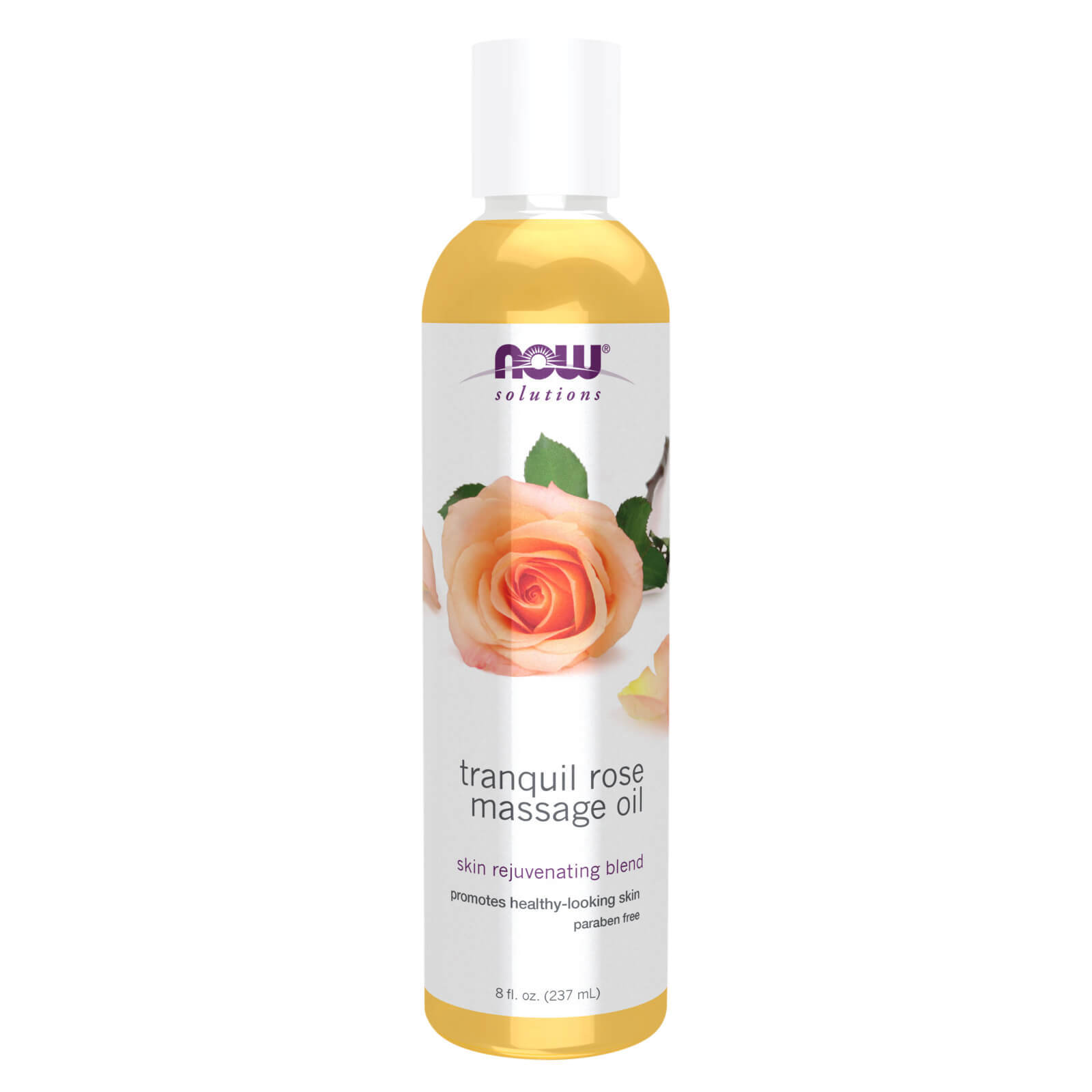 NOW FOODS Tranquil Rose Massage Oil 8 fl oz