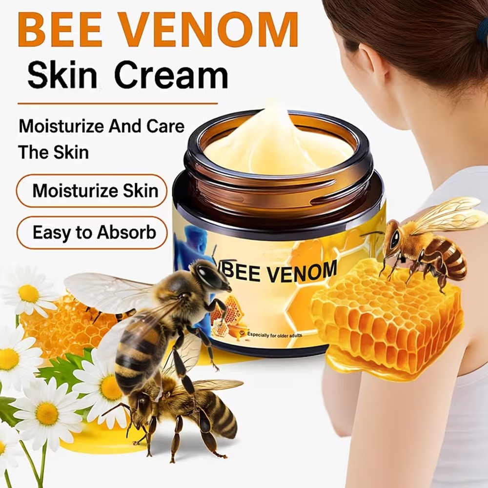 3PCS Bee Venom Extract Skin Soothing Cream, Muscle & Joint Comfort Balm,US Stock