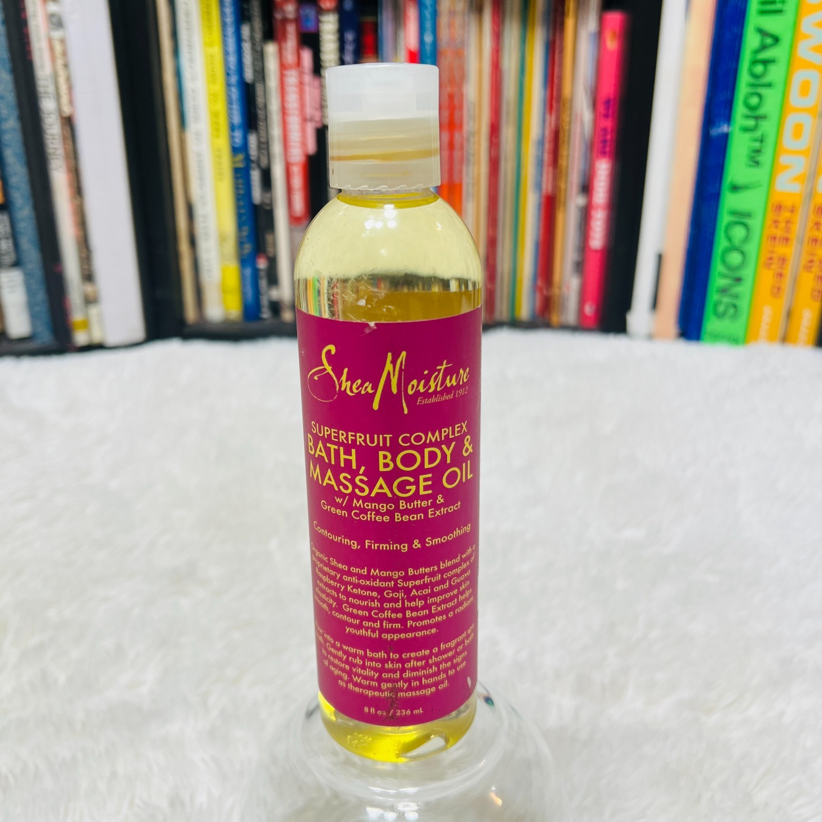 SheaMoisture 8 oz SuperFruit Complex Bath, Body & Massage Oil Mango Butter 8 oz