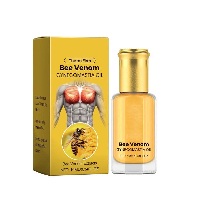 Bee Venom Gynecomastia Oil –Firming Chest | Treatment for Gynecomastia~Hot New