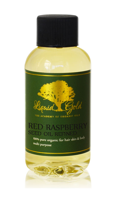 2 oz Liquid Gold Red Raspberry Seed Oil Refined Organic for Skin Hair and Health
