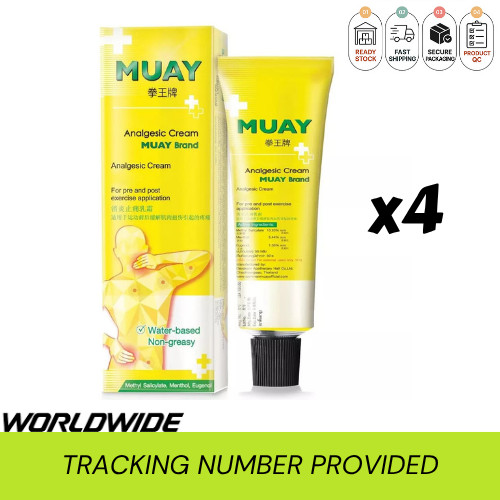 4x Namman Muay Thai Boxing Cream 100g Warm-Up & Post-Workout Massage FREE SHIP