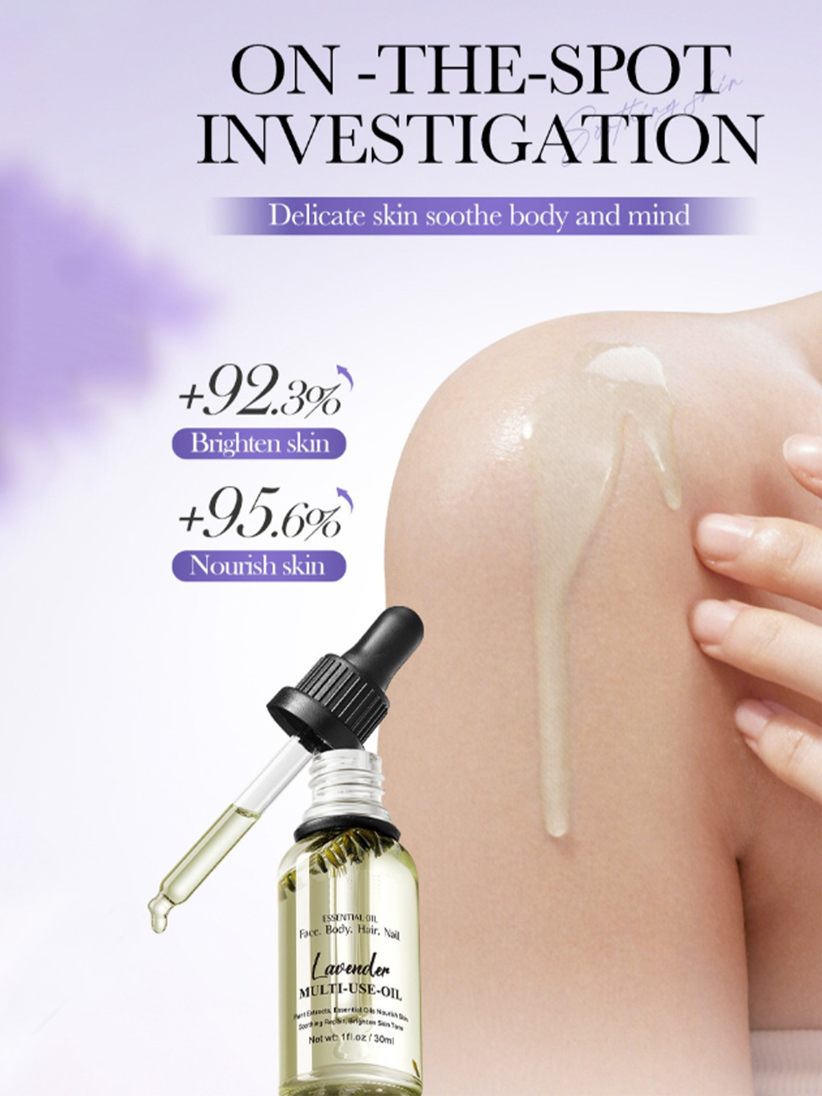 1Pcs For Face&Body&Hair&Nail Massage Oil Lavender Essential Oil Moisturizing
