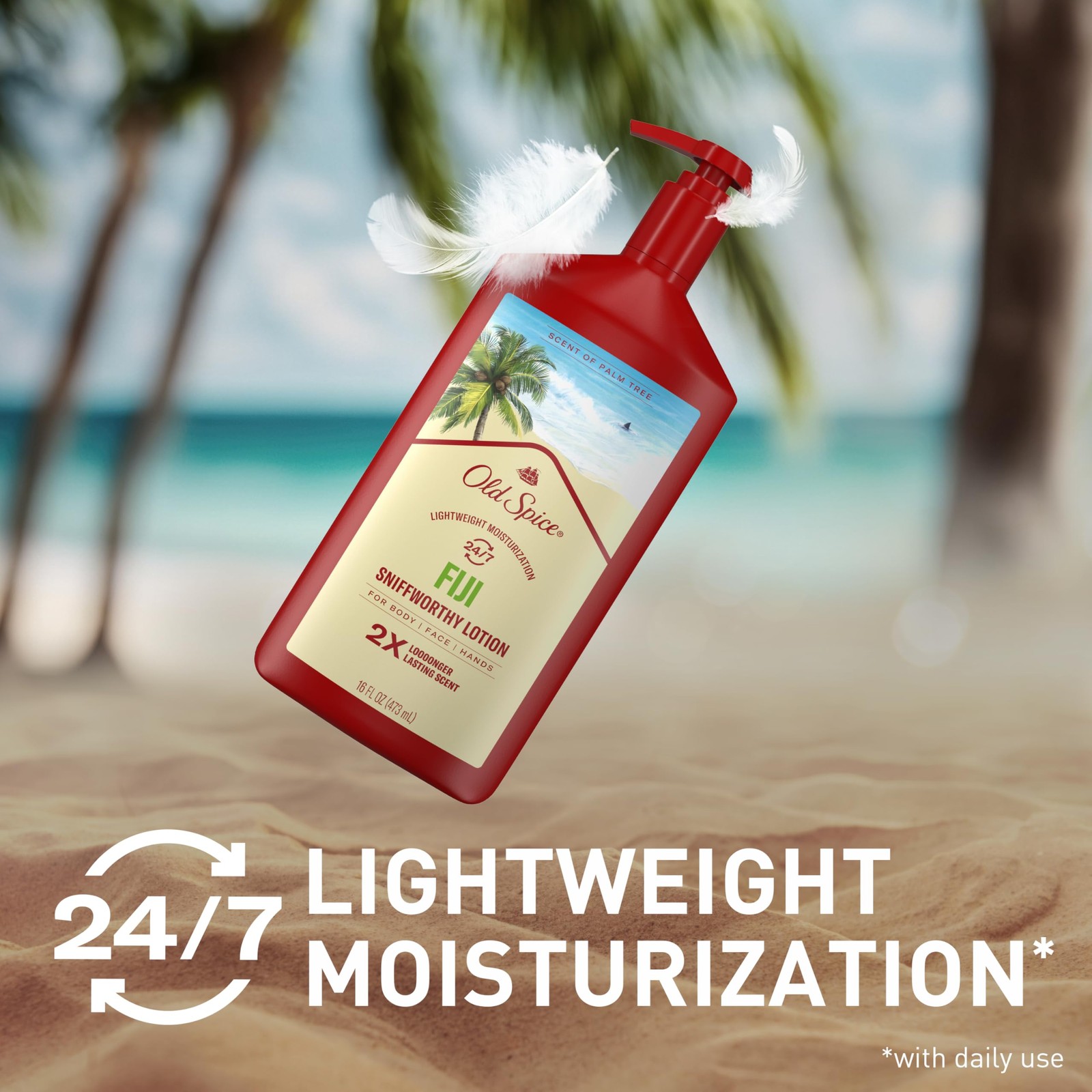 Old Spice Hand, Face & Body Lotion for Men, 24/7 16 Fl Oz (Pack of 1)